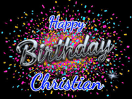 Happy Birthday Christian GIF