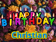 Happy Birthday Christian GIF