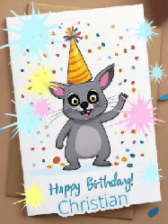 Happy Birthday Christian GIF