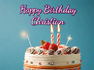 Happy Birthday Christian GIF