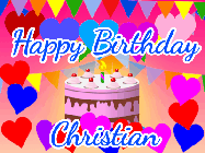 Happy Birthday Christian GIF