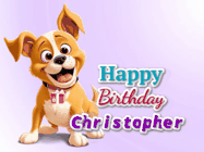 Happy Birthday Christopher GIF