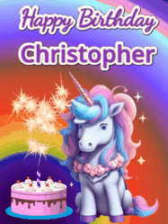 Happy Birthday Christopher GIF