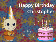 Happy Birthday Christopher GIF