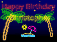 Happy Birthday Christopher GIF