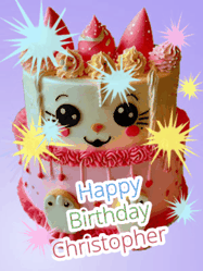 Happy Birthday Christopher GIF
