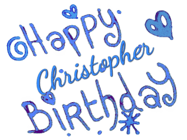Happy Birthday Christopher GIF