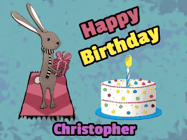 Happy Birthday Christopher GIF
