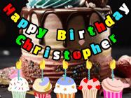 Happy Birthday Christopher GIF