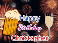 Happy Birthday Christopher GIF