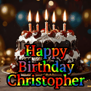 Happy Birthday Christopher GIF