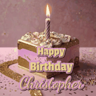 Happy Birthday Christopher GIF