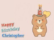 Happy Birthday Christopher GIF