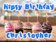 Happy Birthday Christopher GIF