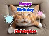 Happy Birthday Christopher GIF