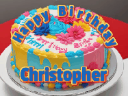 Happy Birthday Christopher GIF