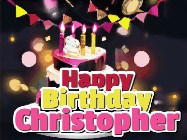 Happy Birthday Christopher GIF