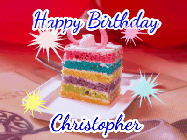 Happy Birthday Christopher GIF