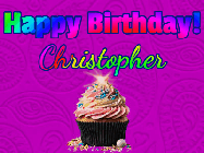 Happy Birthday Christopher GIF