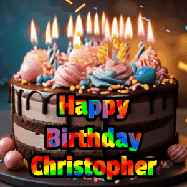 Happy Birthday Christopher GIF