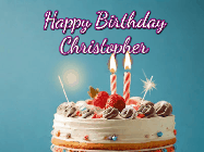 Happy Birthday Christopher GIF