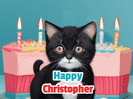 Happy Birthday Christopher GIF