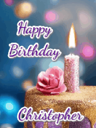Happy Birthday Christopher GIF