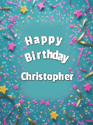 Happy Birthday Christopher GIF