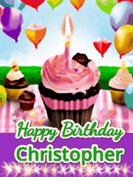 Happy Birthday Christopher GIF