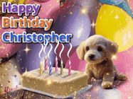 Happy Birthday Christopher GIF