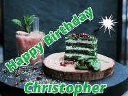 Happy Birthday Christopher GIF