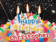 Happy Birthday Christopher GIF
