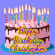 Happy Birthday Christopher GIF
