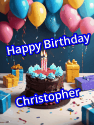 Happy Birthday Christopher GIF