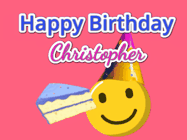 Happy Birthday Christopher GIF