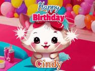 Happy Birthday Cindy GIF