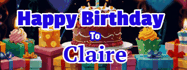 Happy Birthday Claire GIF