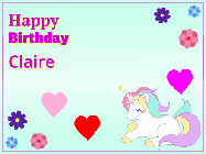 Happy Birthday Claire GIF