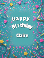 Happy Birthday Claire GIF