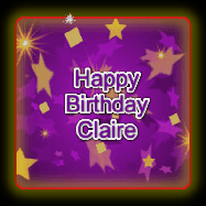 Happy Birthday Claire GIF