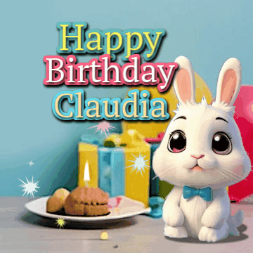 Happy Birthday Claudia GIF 113