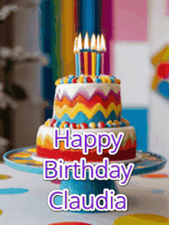 Happy Birthday Claudia GIFs