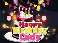 Happy Birthday Cody GIF