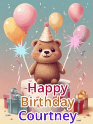Happy Birthday Courtney GIF