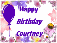 Happy Birthday Courtney GIF