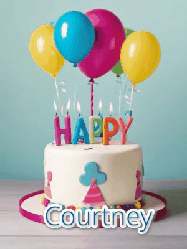 Happy Birthday Courtney GIF
