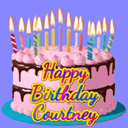 Happy Birthday Courtney GIF