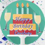 Happy Birthday Courtney GIF