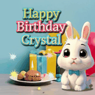 Happy Birthday Crystal GIF