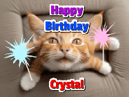 Happy Birthday Crystal GIF